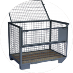 Rund Gitterbox_Zeichenfläche 1 Paletten, Europaletten, Sonderpaletten, Einwegpaletten, IPPC zertifiziert Ladungsträger, Verpackungen